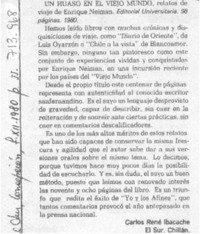 Un huaso en el viejo mundo