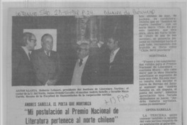 Mi postulación al Premio Nacional de Literatura pertenece al norte chileno"