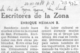 Escritores de la zona