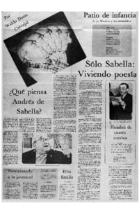 Sólo Sabella: viviendo poesía :