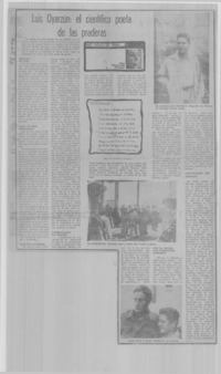 Luis Oyarzún, el científico poeta de las praderas