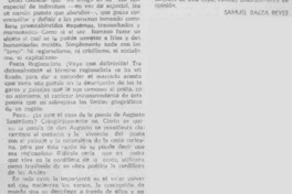 Augusto Santelices: ¿poesía regionalista?
