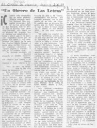 "Un Obrero de las letras".