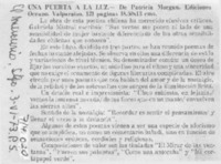 Una Puerta a la luz.