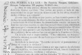 Una Puerta a la luz.