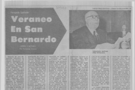 Veraneo en San Bernardo