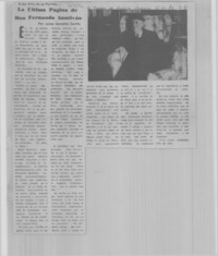 La última página de don Fernando Santiván