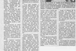 Escuela rindió homenaje al escritor F. Santiván.