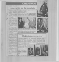 Generación de la nostagia.