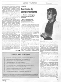 Brevario de comportamiento.