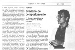 Brevario de comportamiento.