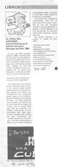 Al final del arcoiris.