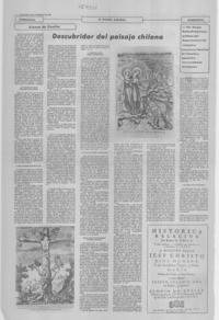 Descubridor del paisaje chileno