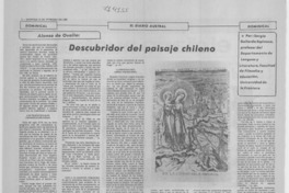 Descubridor del paisaje chileno