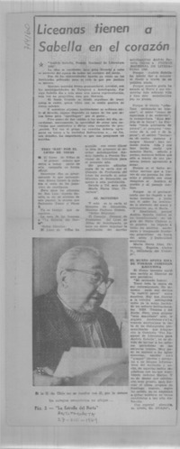 Liceanas tienen a Sabella en el corazón.