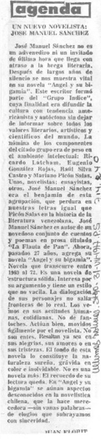 Paradero de un escritor.