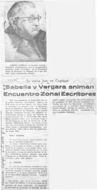 Sabella y Vergara animan encuentro zonal escritores.