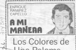 Los colores de una paloma...