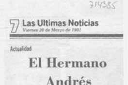 EL hermano Andrés
