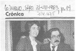 Luis Sánchez Latorre, Premio de Periodismo 1983.