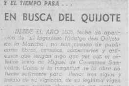 En busca del Quijote