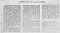 Andrés Sabella y la poesía