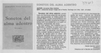 Sonetos del alma adentro