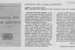 Sonetos del alma adentro