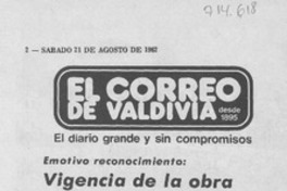 Vigencia de la obra de Fernando Santiván