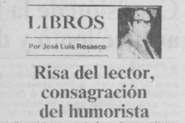 Risa del lector, consagración del humorista
