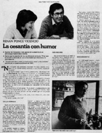 La Cesantía es un humor.