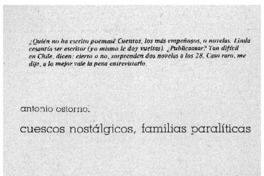 Un Chile para hacer novela?: [entrevista]