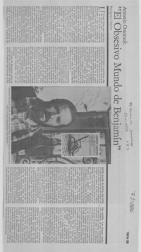 El obsesivo mundo de Benjamín"