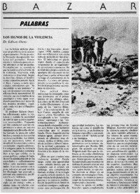 Los signos de la violencia