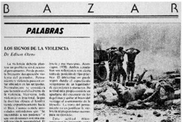 Los signos de la violencia