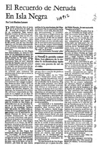 El recuerdo de Neruda en Isla Negra