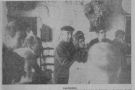 Con alegría, Neruda recibió a delegados extrajeros.