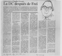 La DC después de Frei: [entrevista]