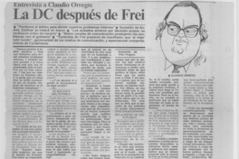 La DC después de Frei: [entrevista]