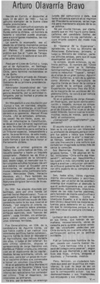 Arturo Olavarría Bravo