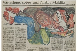 Variaciones sobre una palabra maldita