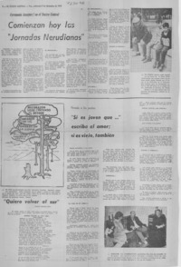 Comienzan hoy las "Jornadas nerudianas".