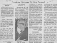 Premio de Literatura 78: juicio nacional