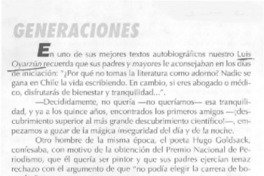 Generaciones.