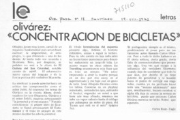Concentración de bicicletas