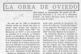 La obra de Oviedo