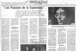 Los payasos de la esperanza" : [entrevista]