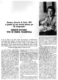 Ernesto Olivares vive su propia telenovela: [entrevista]