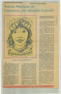 Premio Nacional de Literatura, ¿un apagón cultural?