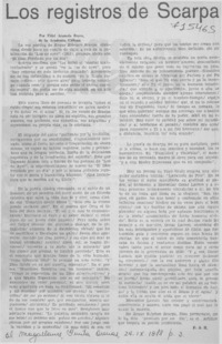 Los registros de Scarpa